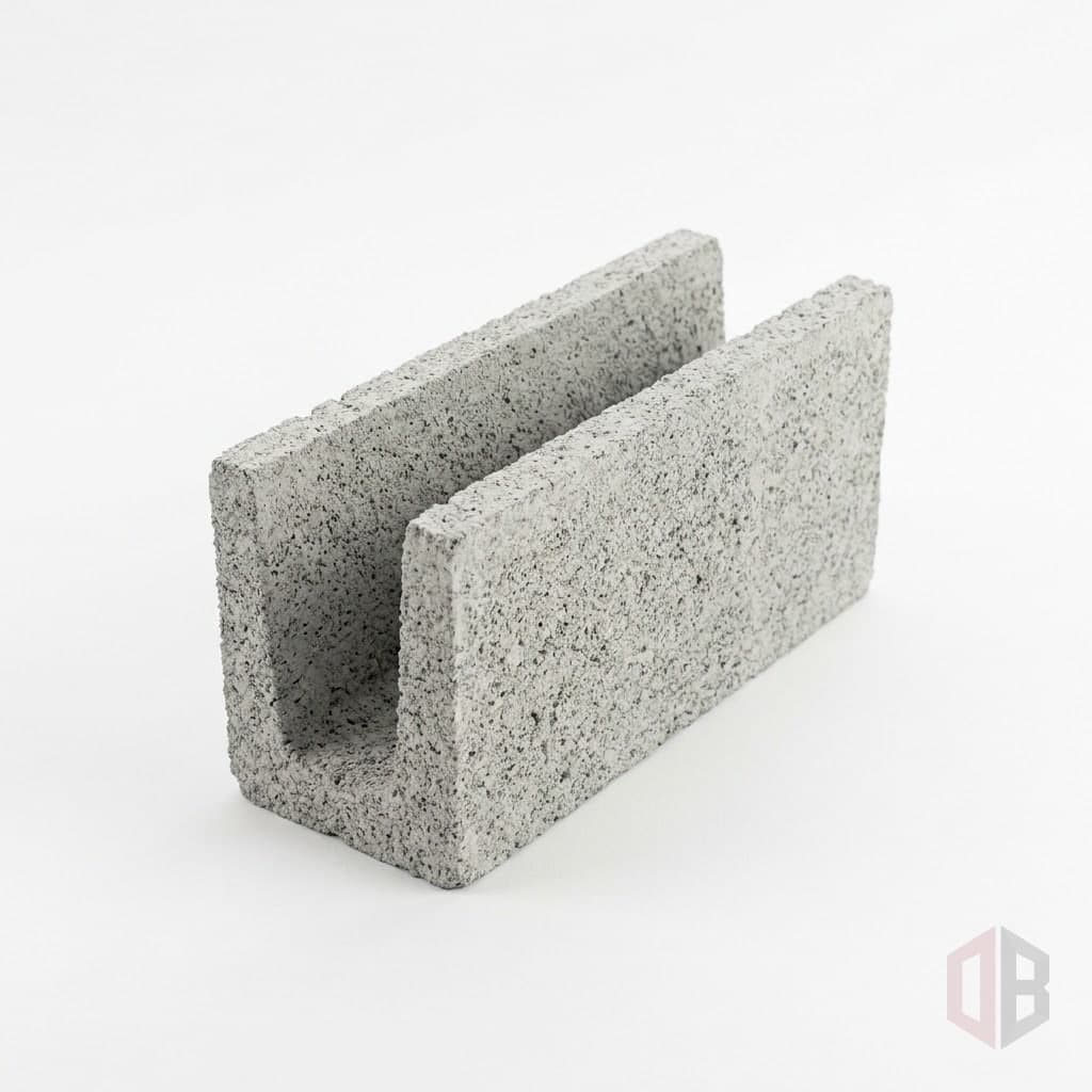 Canaleta U 09x19x39cm